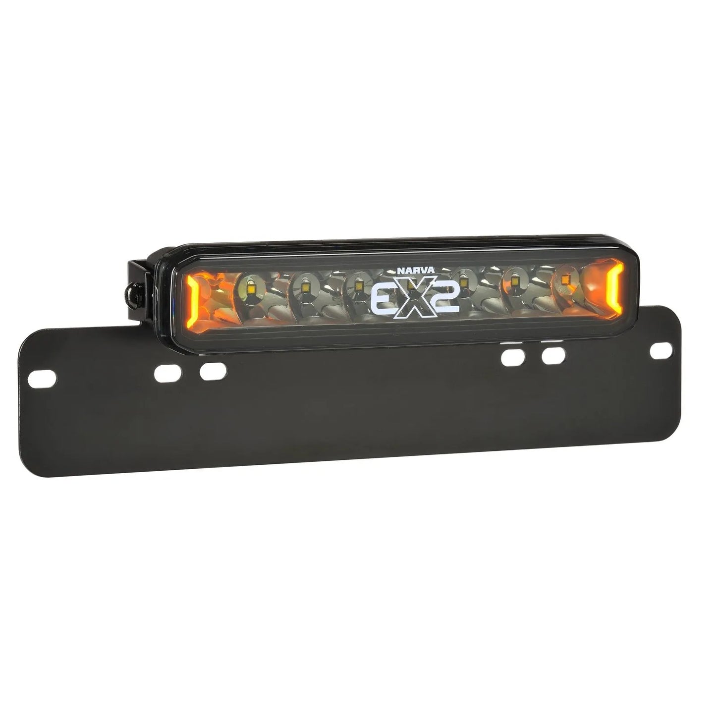 NARVA 10" EX2 Blackout Light Bar Single Row Licence Plate