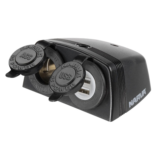 12V-24V HD DUAL SURFACE MOUNT ACC/USB