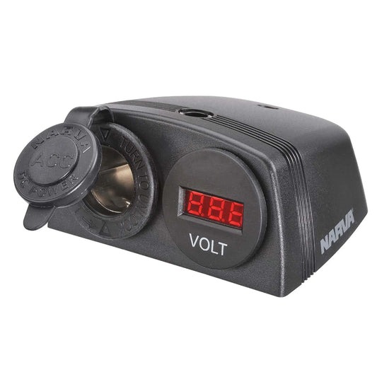 12V-24V HD DUAL SURFACE MOUNT ACC/VOLT