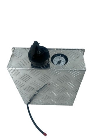 Silver Checker Plate Tank Cover - GEN4