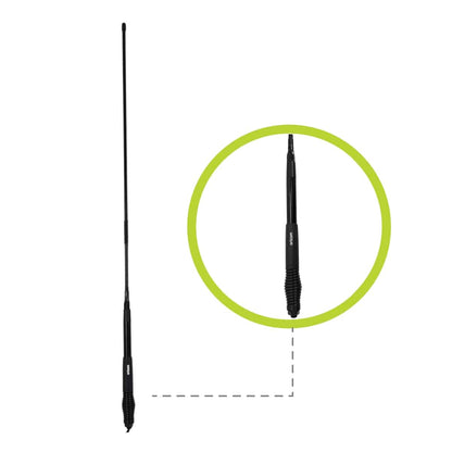 ANU226 6.5dBi UHF CB Antenna | Elevated Feed & Barrel Spring