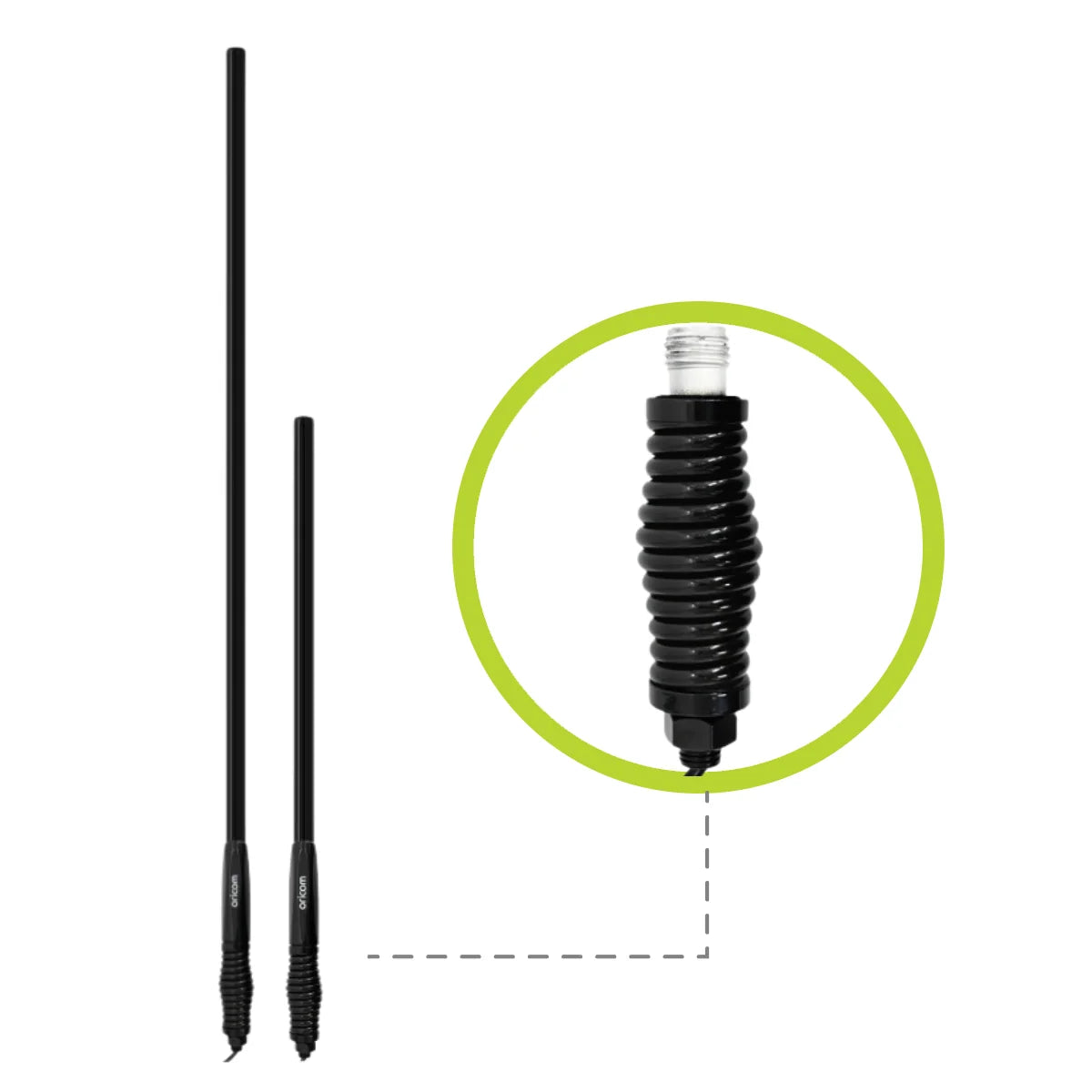 ANU806AT All-Terrain UHF CB Antenna | 3dBi / 6.5dBi