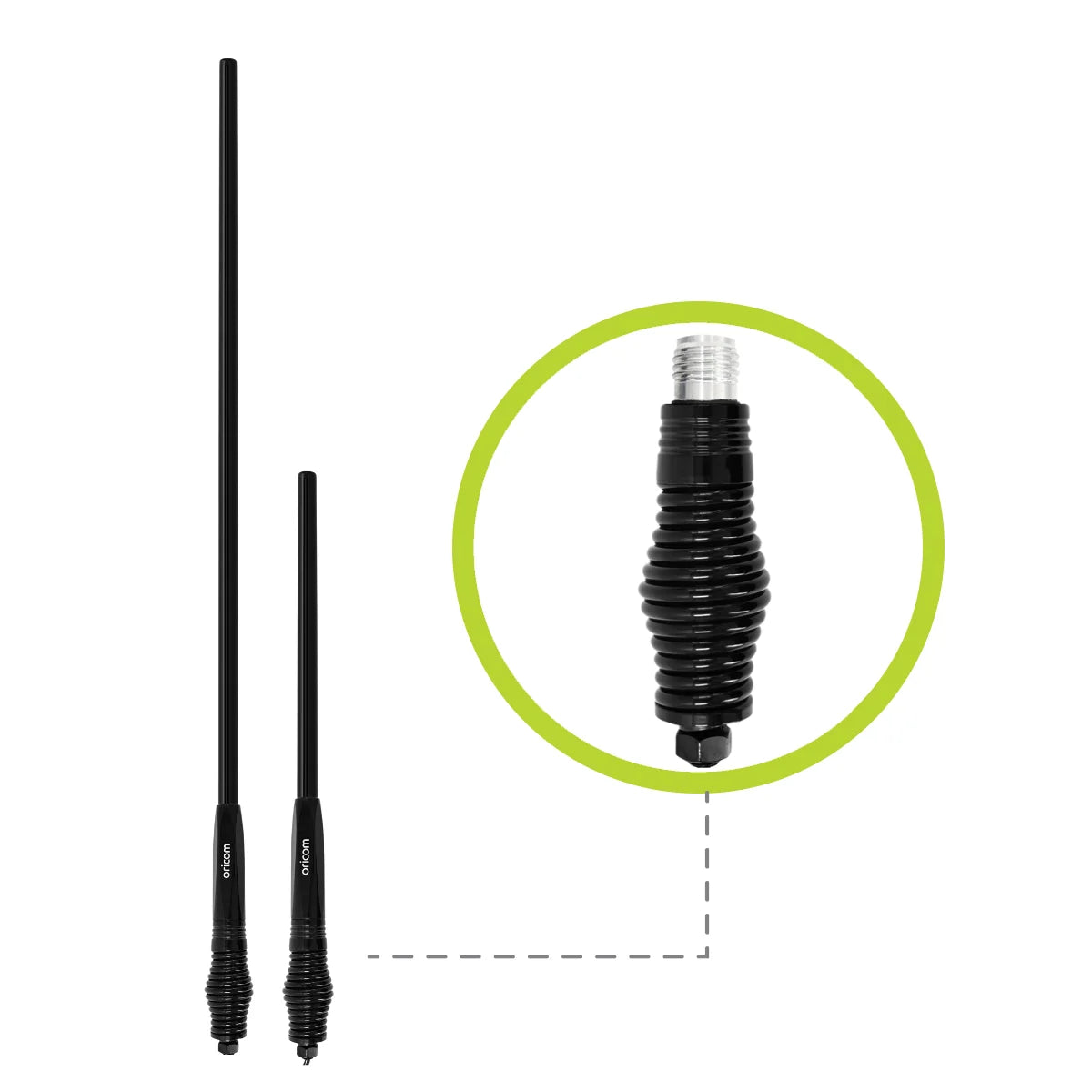 ANU906AT All-Terrain UHF CB Antenna | 3dBi / 6.5dBi