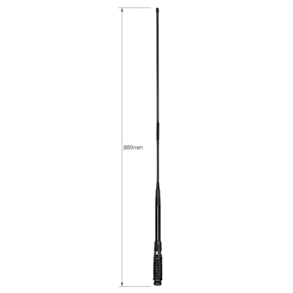AT850BK 6.6dBi Ground-Independent UHF CB Antenna | Black