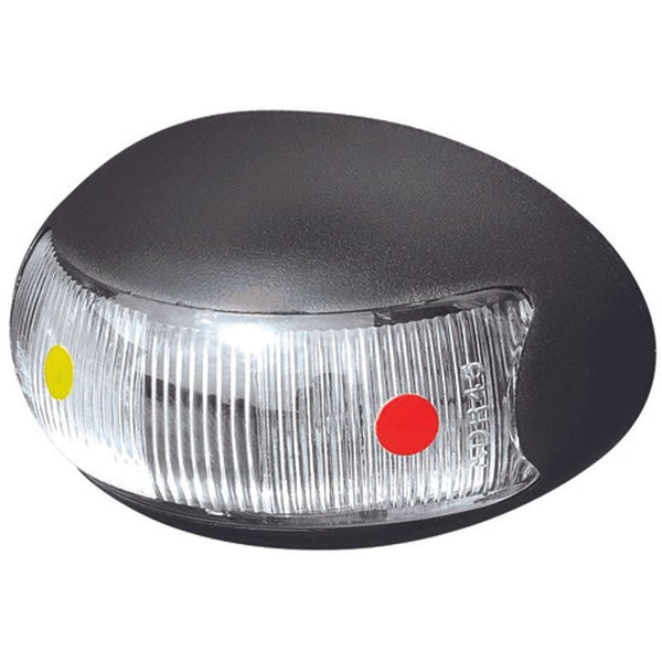 10-30V BR3ARL Amber/Red Clearance Lamp | Oval LED Marker
