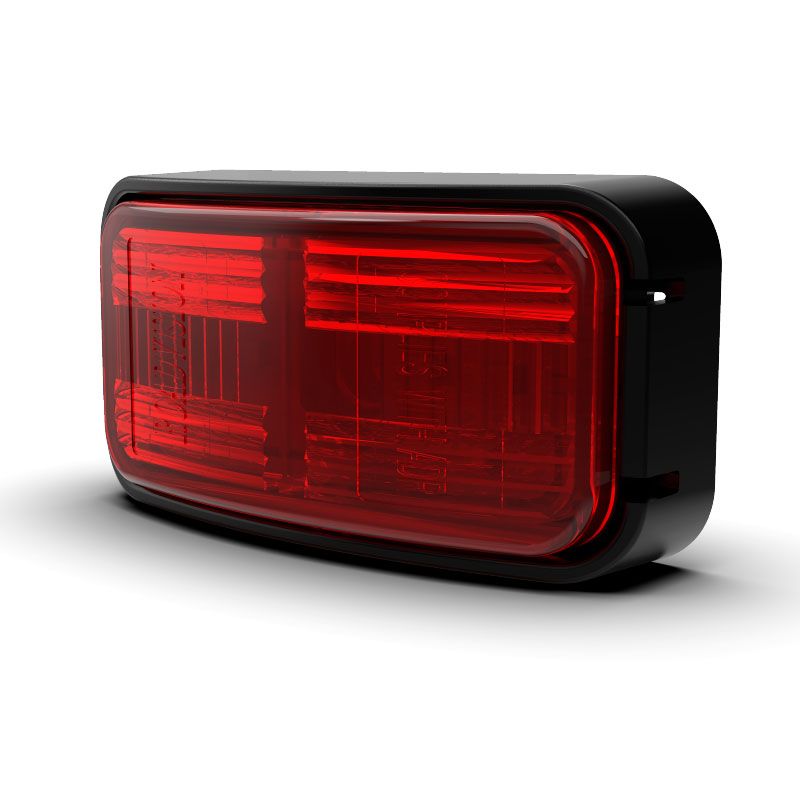 10-30V BR8R Red Clearance Lamp | Rectangle LED Marker