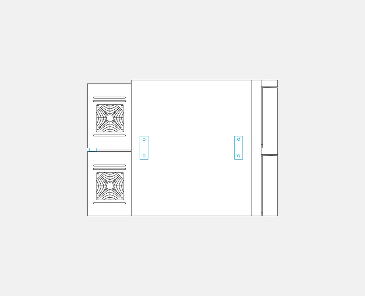 Drawer Double Stack Kit | Suit DF30-HD & DF40-HD