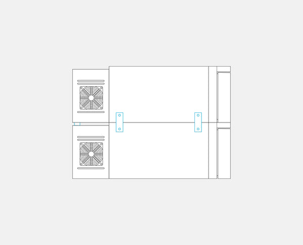 Drawer Double Stack Kit | Suit DF30-HD & DF40-HD