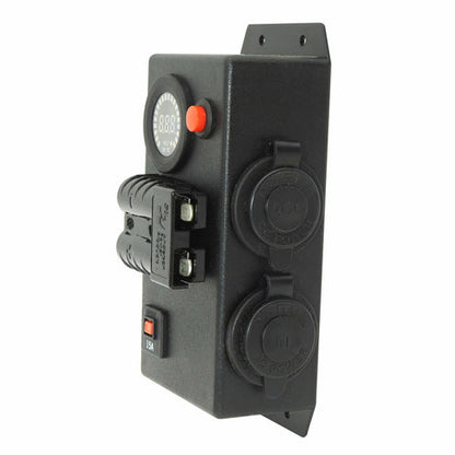 12V/24V RHM VOLT CONTROL BOX - 1X CIGARETTE 1X MERIT 1X 50A ANDERSON