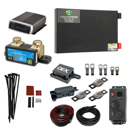 ISUZU D-MAX (RG) BEHIND SEAT DUAL BATTERY COMPLETE PACKAGE