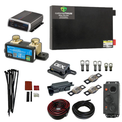 ISUZU D-MAX (RG) BEHIND SEAT DUAL BATTERY COMPLETE PACKAGE
