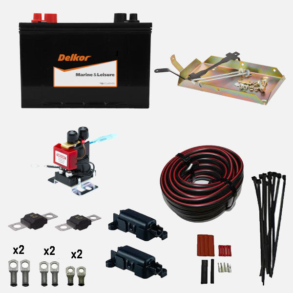 PRADO 150 3L TURBO DIESEL (JAN 2010- AUG 2016) SMARTSTART UNDER BONNET DUAL BATTERY PACKAGE