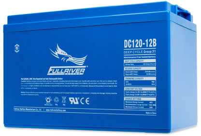 FULLRIVER DC SERIES 12V 120A AGM BATTERY