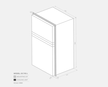 BUSHMAN DC190L CARAVAN FRIDGE