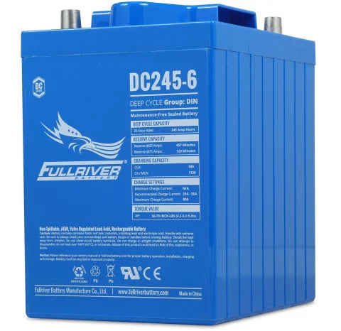 6V 245Ah Deep Cycle AGM Battery (DC245-6)