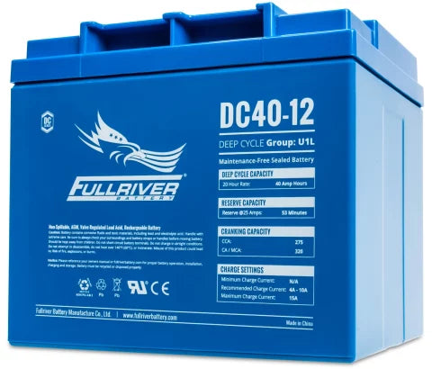 FULLRIVER DC SERIES 12V 40AH AGM BATTERY