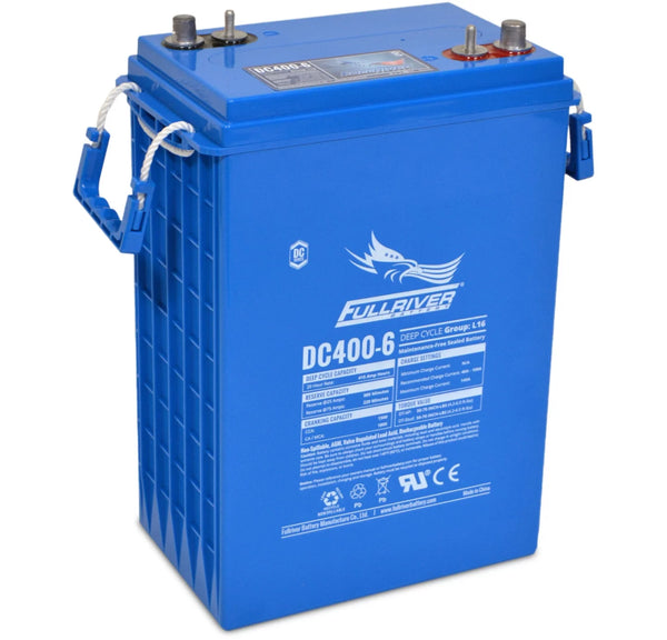 FULLRIVER DC400-6 6V 415AH Deep Cycle AGM Battery