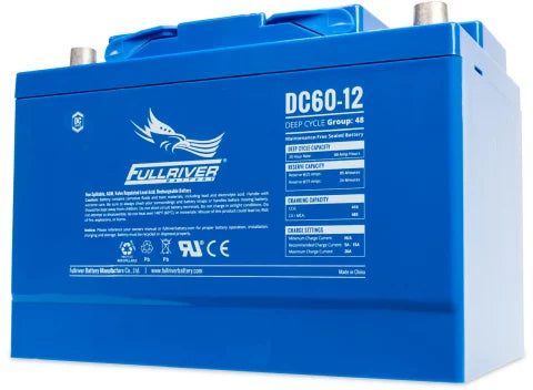 FULLRIVER DC SERIES 12V 60AH AGM BATTERY