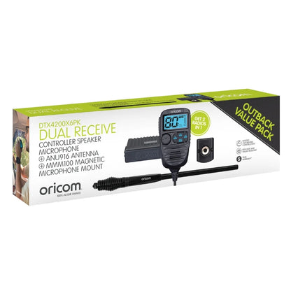 DTX4200X6PK Dual Receive UHF Outback Pack | 3dBi Antenna