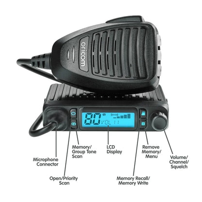 DTX4300VP050 5W UHF CB Pack | ANU050 3dBi Antenna