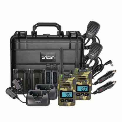 DTXTP600 Twin 5W IP67 Handheld UHF CB Radio Trade Pack