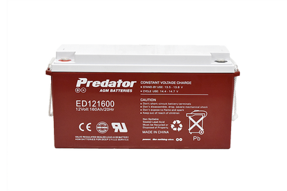 PREDATOR 12V 160AH DEEP CYCLE AGM BATTERY