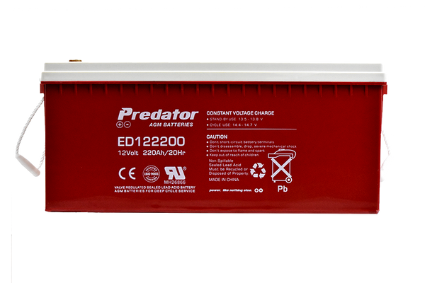 12V 220AH Deep Cycle AGM Battery (ED122200)