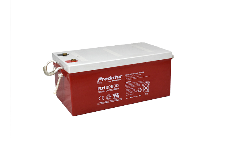 PREDATOR 12V 260AH DEEP CYCLE AGM BATTERY