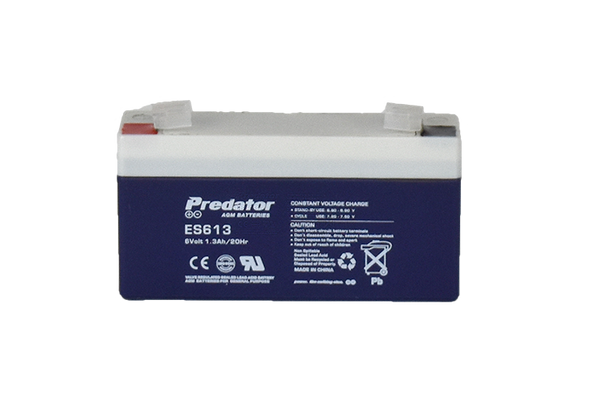 6V 1.3AH Multi Purpose AGM Battery (ES613)