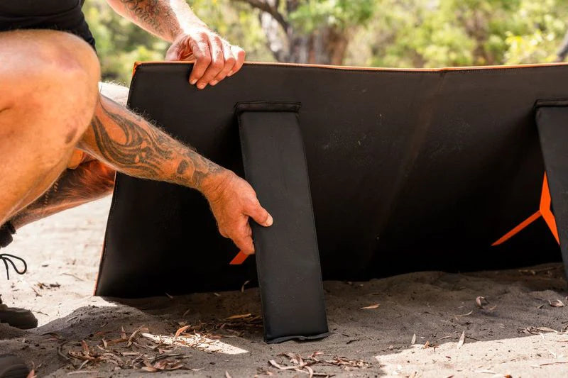 240W FOLDING SOLAR BLANKET WITH STAND
