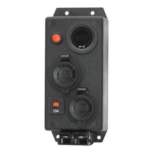 12V/24V VOLT CONTROL BOX - 2X DUAL USB + 50A ANDERSON – Home of 12 Volt ...