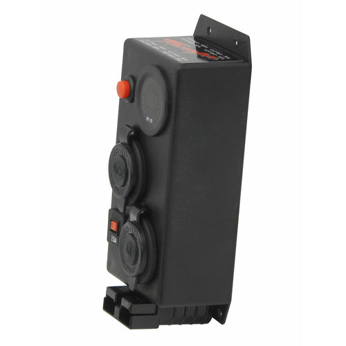 12V/24V VOLT CONTROL BOX - 1X CIGARETTE 1X MERIT + 50A ANDERSON
