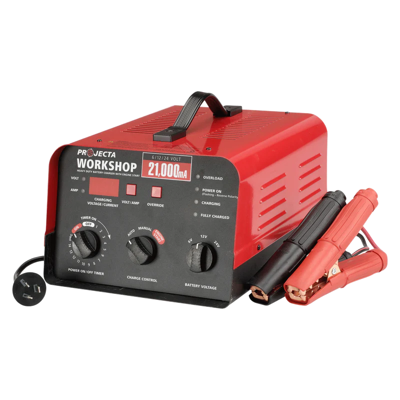 Projecta 6V/12V/24V 21A Workshop Battery Charger