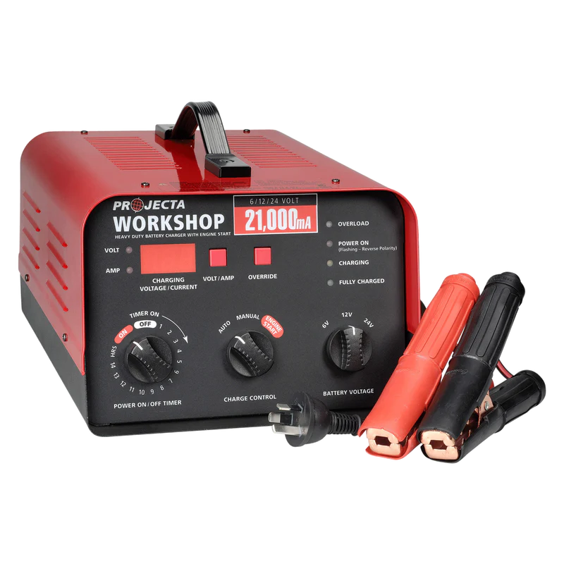 Projecta 6V/12V/24V 21A Workshop Battery Charger