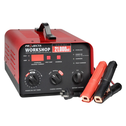 Projecta 6V/12V/24V 21A Workshop Battery Charger