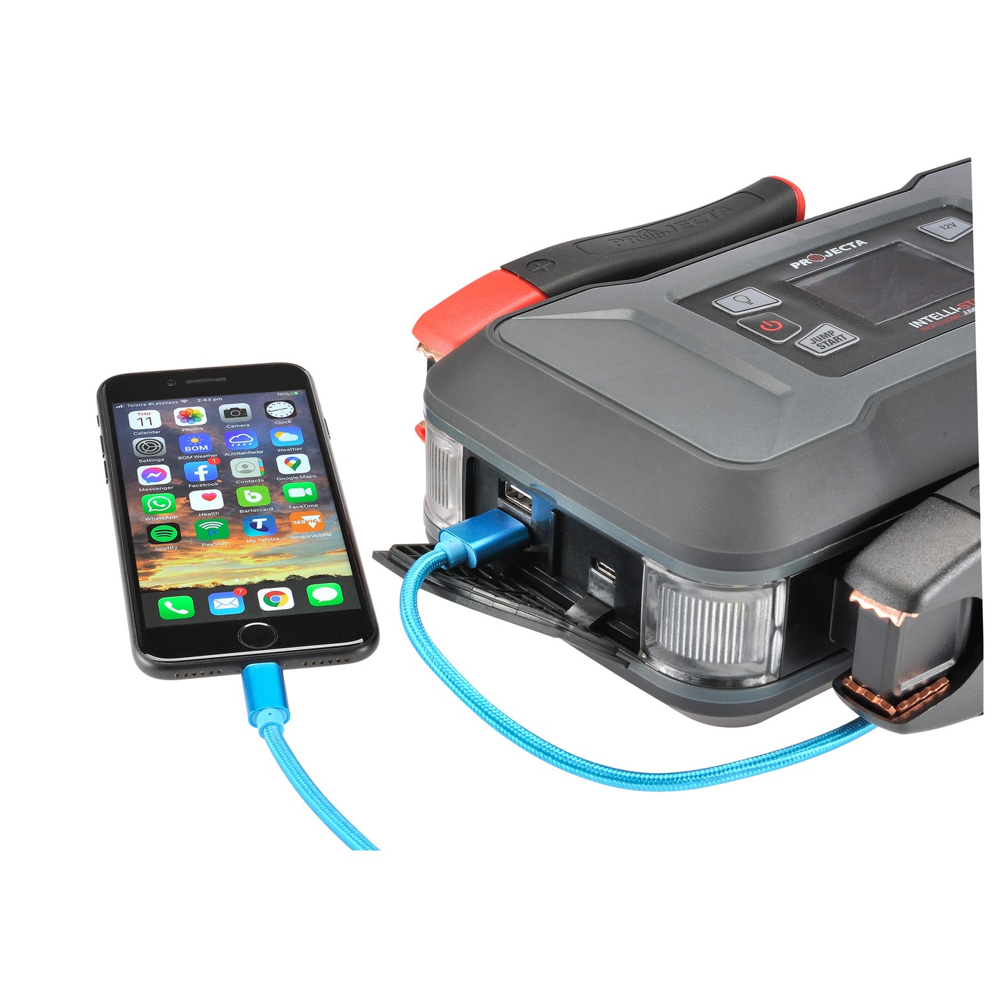 12V/24V 2000A INTELLI-START PROFESSIONAL LITHIUM JUMP STARTER