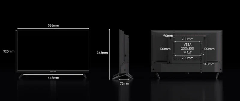 24’’ Full HD 12V Smart TV With Chromecast, Bluetooth & Google TV