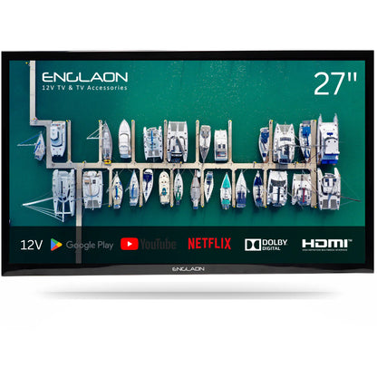 27’’ 12V FULL HD SMART TV + CHROMECAST + BLUETOOTH