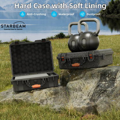 STARLINK MINI HARD PROTECTIVE TRAVEL CASE WITH STORAGE GREY