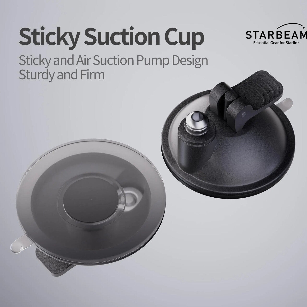 Starlink Mini 3 Suction Cup Mount for Vehicle Sunroof or Window