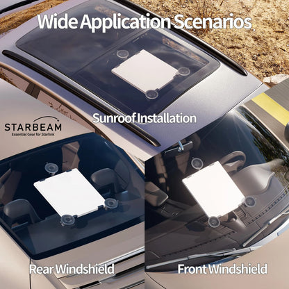 Starlink Mini 3 Suction Cup Mount for Vehicle Sunroof or Window
