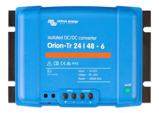 ORION-TR 24V TO 48V-6A (280W) ISOLATED DC-DC CONVERTER