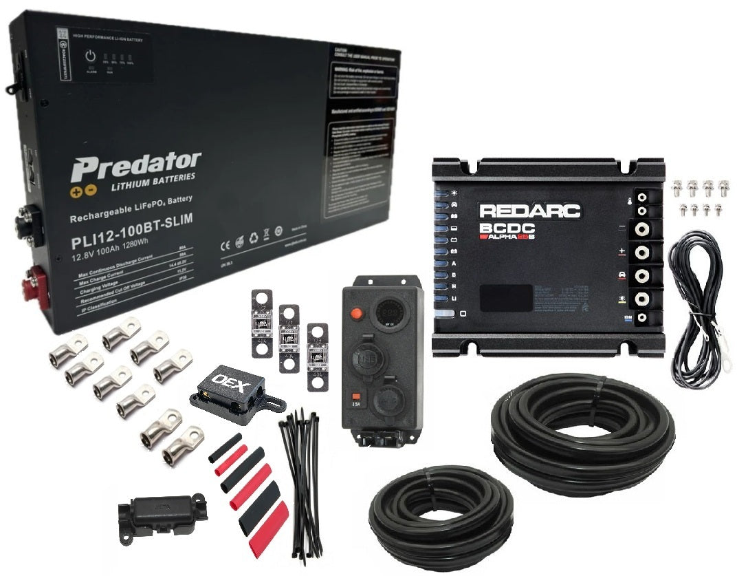 PREDATOR 100A 80A BMS DC-DC PACKAGE