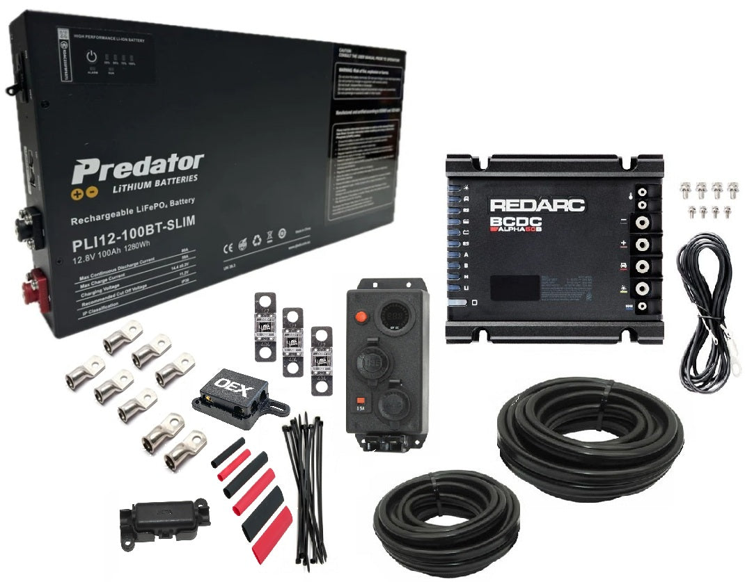 PREDATOR 100A 80A BMS DC-DC PACKAGE