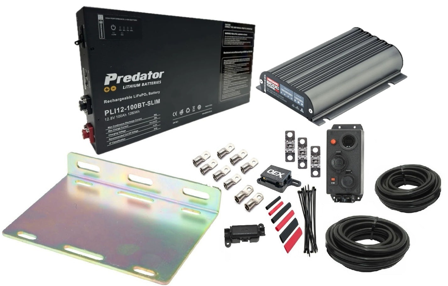 PREDATOR 100A 80A BMS DC-DC PACKAGE