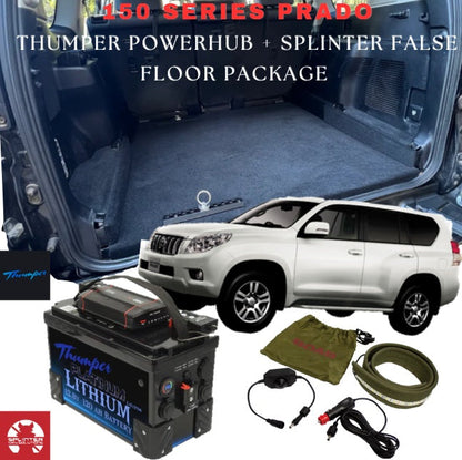 THUMPER BATTERY HUB + SPLINTER FALSE FLOOR - 150 PRADO
