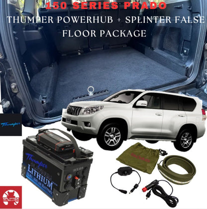 THUMPER BATTERY HUB + SPLINTER FALSE FLOOR - 150 PRADO