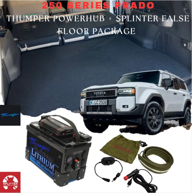 THUMPER BATTERY HUB + SPLINTER FALSE FLOOR - 250 PRADO