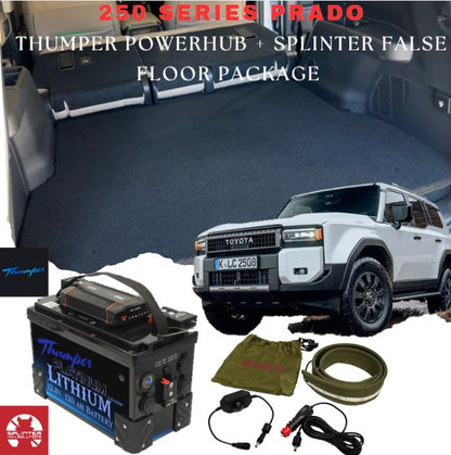THUMPER BATTERY HUB + SPLINTER FALSE FLOOR - 250 PRADO