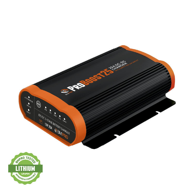 PROBOOST25 12V 25A DC-DC CHARGER + SOLAR